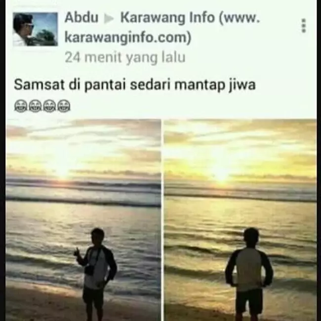 status lucu saat liburan berbagai sumber