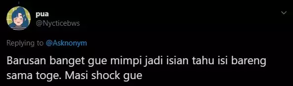 mimpi teraneh warganet6 twitter