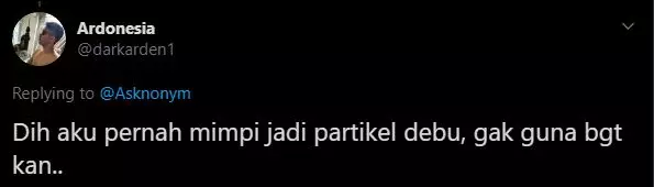 mimpi teraneh warganet8 twitter