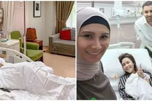 10 Potret Cita Citata dirawat di RS, dijenguk mantan kekasih