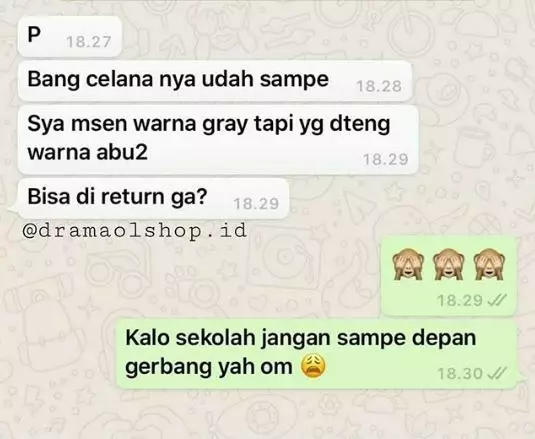 Chat komplain customer olshop berbagai sumber Chat komplain customer olshop berbagai sumber