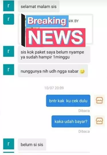 Chat komplain customer olshop berbagai sumber Chat komplain customer olshop berbagai sumber