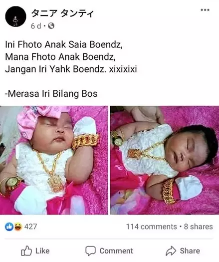 emak-emak pamer di FB Facebook