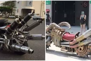 20 Modifikasi knalpot sepeda motor, bentuknya 'nggak santai'