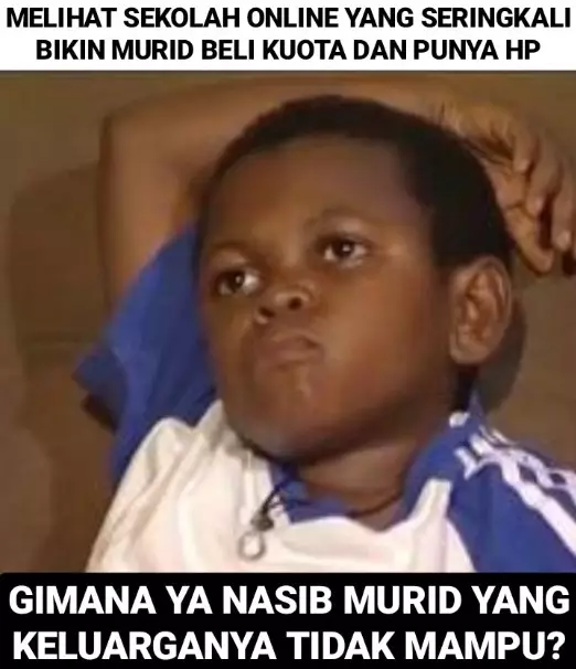 Meme nasib sekolah online Berbagai sumber Meme nasib sekolah online Berbagai sumber