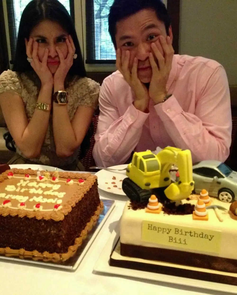 kue ulang tahun Sandra Dewi Instagram