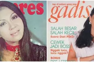 10 Potret seleb kawakan jadi model sampul majalah lawas, menawan