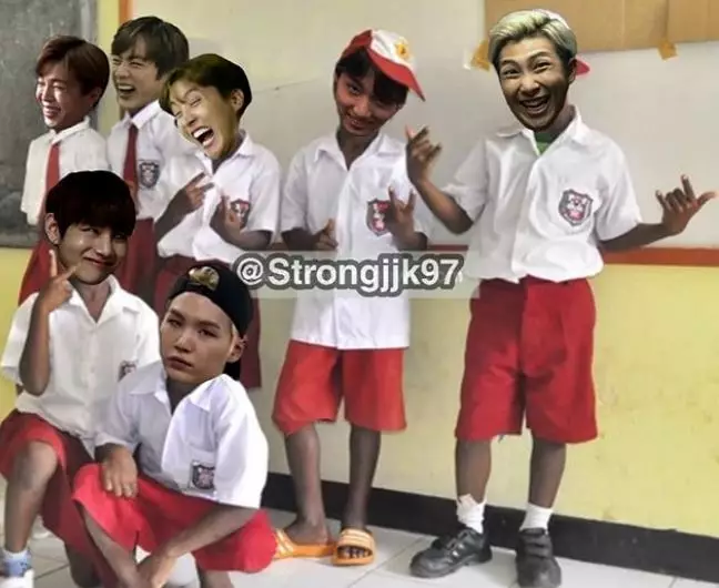 BTS anak SD Instagram