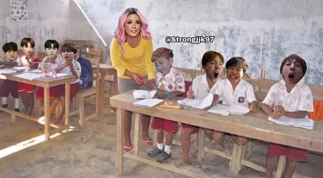 BTS anak SD Instagram