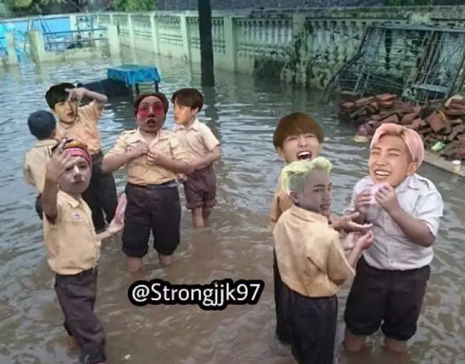 BTS anak SD Instagram