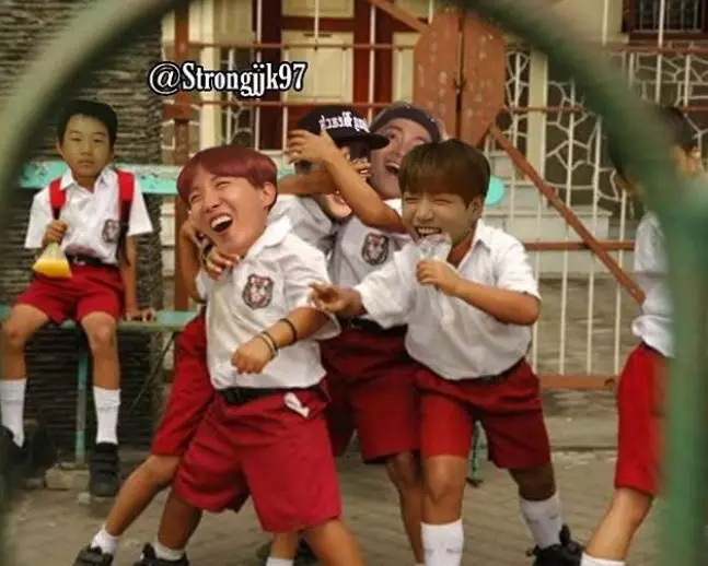 BTS anak SD Instagram