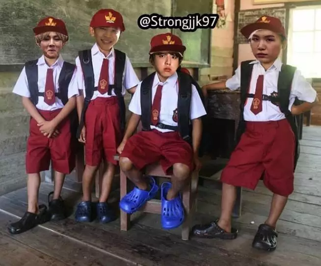 BTS anak SD Instagram