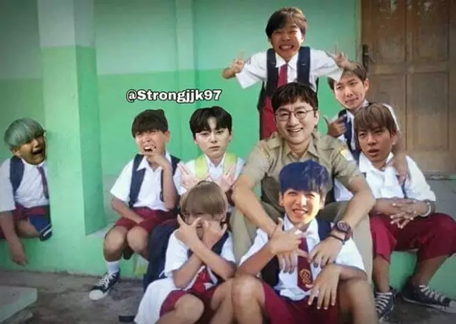 BTS anak SD Instagram