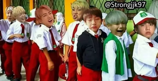 BTS anak SD Instagram