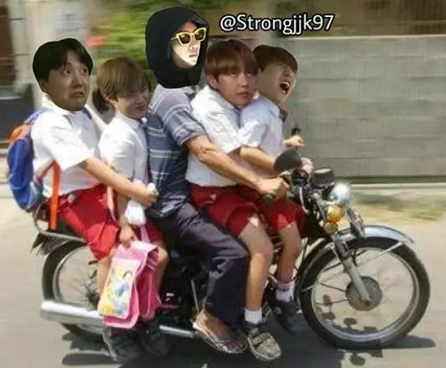 BTS anak SD Instagram