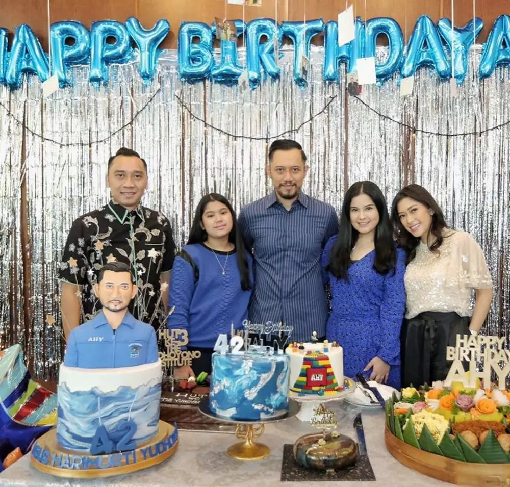 Momen ulang tahun AHY ke-42 Instagram