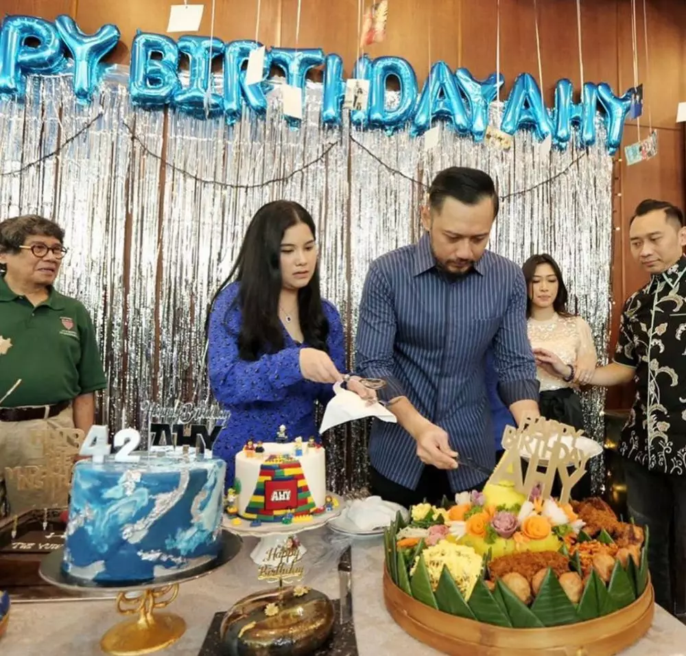 Momen ulang tahun AHY ke-42 Instagram