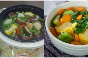 12 Resep sayur rice cooker, enak, sehat, praktis dan bikin nagih