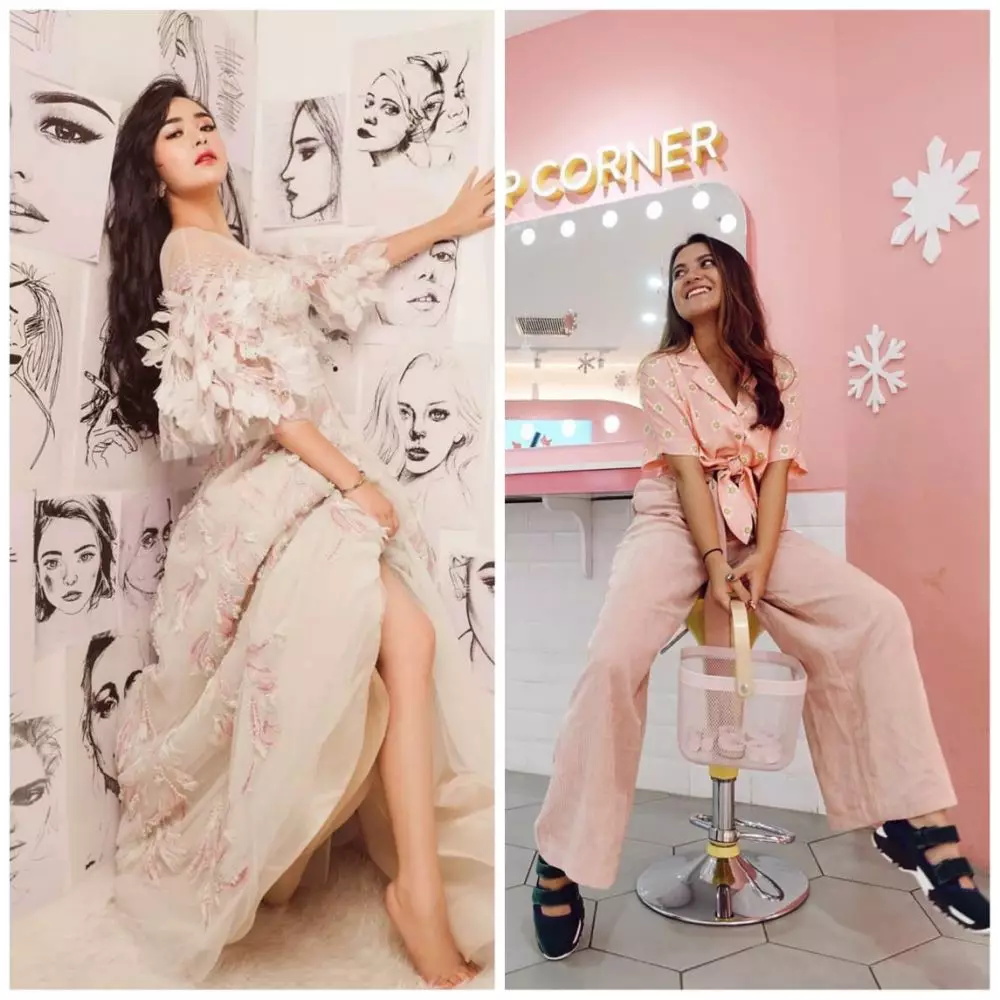 Beda gaya amanda dan marsha © 2020 brilio.net