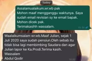 Tunda garap skripsi, mahasiswa ini ditinggal pensiun dosen pembimbing