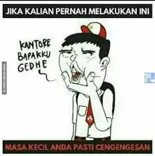 Meme hal dilakukan anak kecil Berbagai sumber