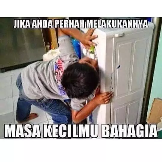 Meme hal dilakukan anak kecil Berbagai sumber