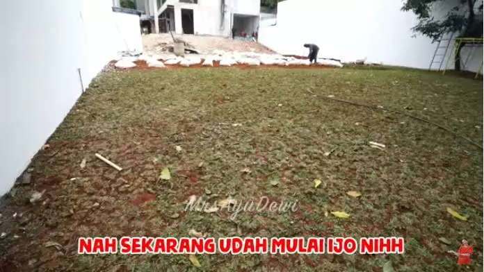 Ayu dewi bikin taman © 2020 brilio.net