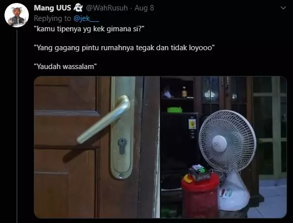 Tipe jodoh impian twitter