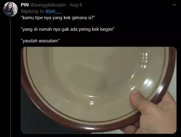 Tipe jodoh impian twitter