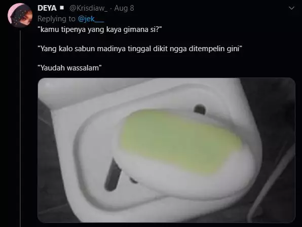 Tipe jodoh impian twitter