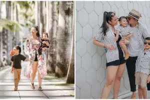 10 Momen liburan Sharena Delon dan keluarga usai 5 bulan di rumah aja