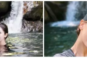 7 Seleb habiskan liburan di curug saat pandemi corona