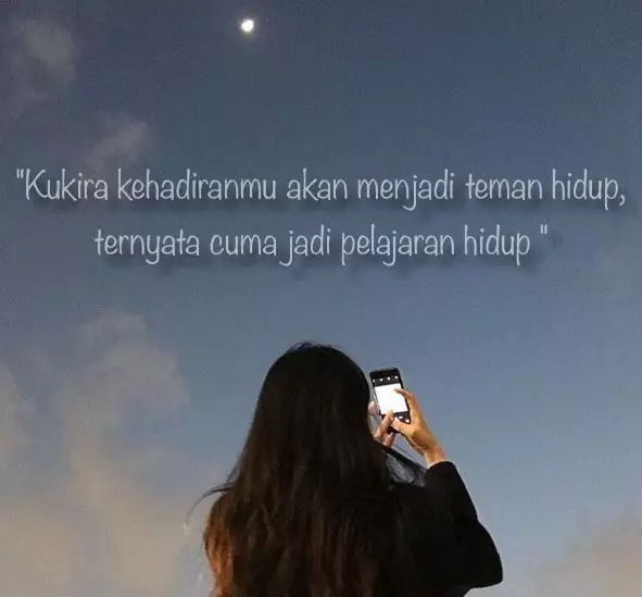 Kata-kata bijak tentang kehadiran seseorang © berbagai sumber