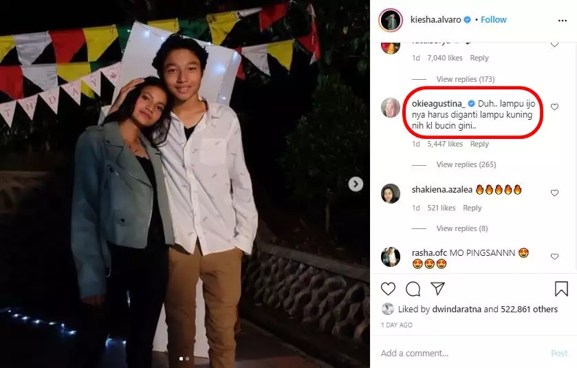 Kiesha unggah momen bareng kekasih © 2020 brilio.net