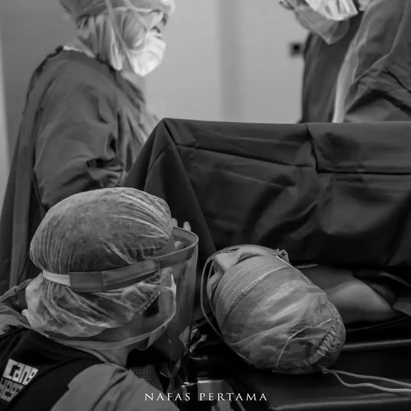 momen lahiran Chaca Thakya instagram