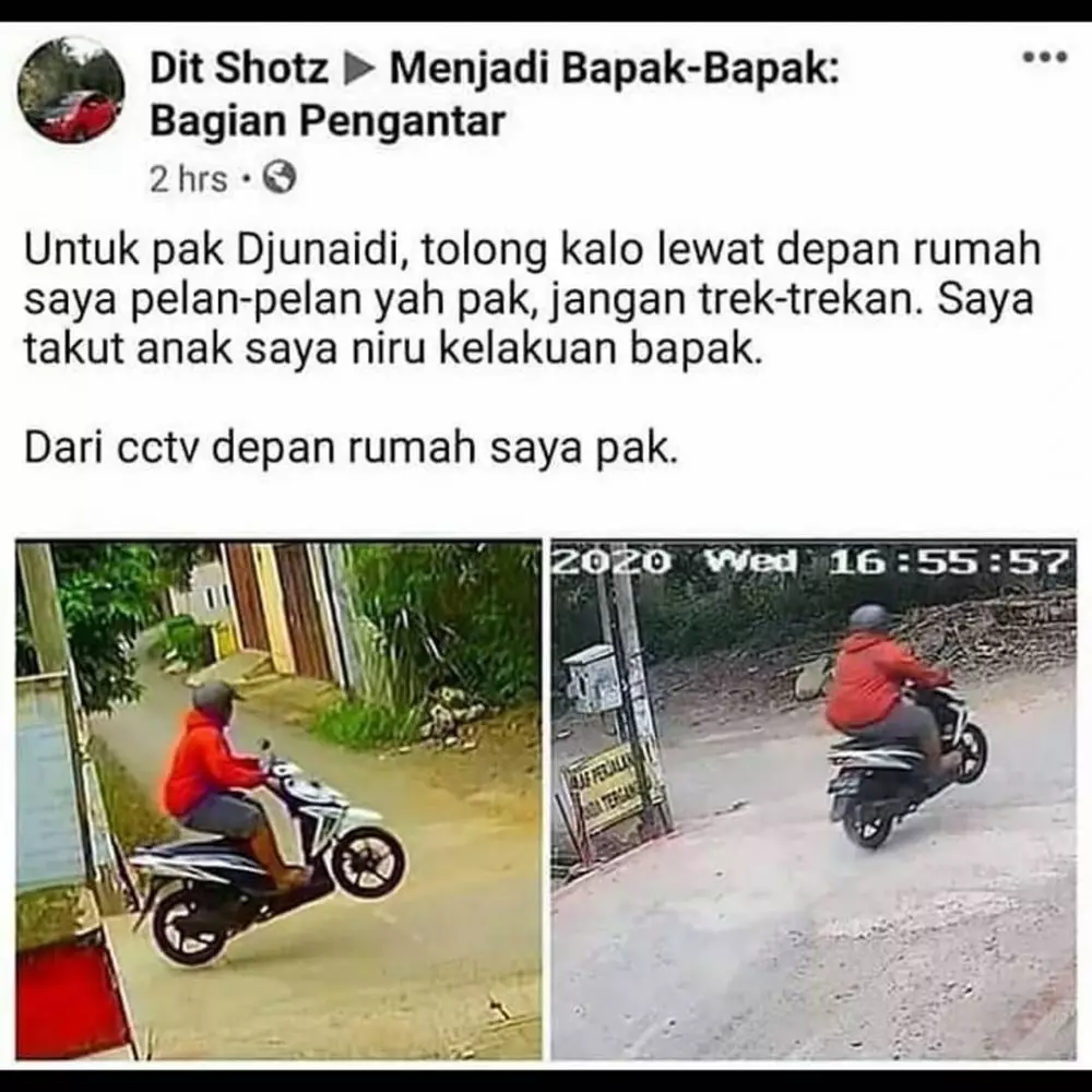 status lucu peringatan bapak-bapak © 2020 facebook.com