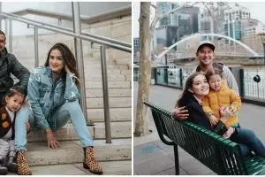 9 Momen Yasmine Wildblood plesir ke Bogor, mandikan anak di sungai