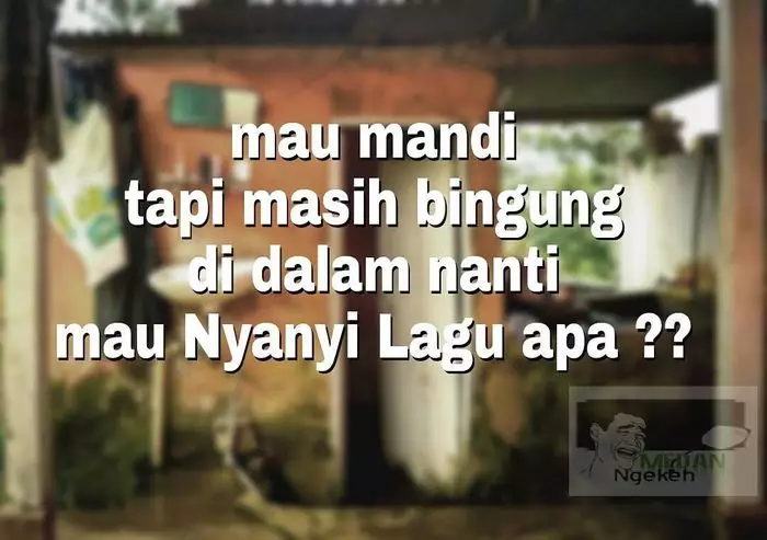 meme malas mandi berbagai sumber