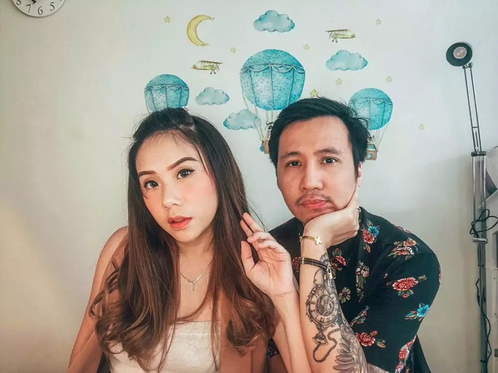 eks Cherrybelle bareng suami Instagram