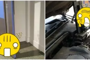 8 Potret lucu alat elektronik dijadikan ganjalan, nggak sayang?