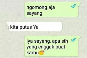 9 Chat putus cinta tapi nggak sedih ini bikin tepuk jidat