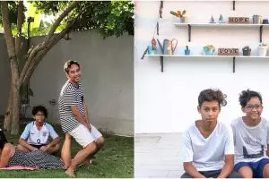 6 Potret rumah Pongki Barata bernuansa putih, halamannya jadi sorotan