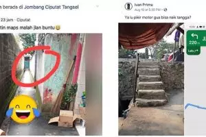 10 Momen ojek online di-PHP Google Maps, mau ketawa tapi kasihan