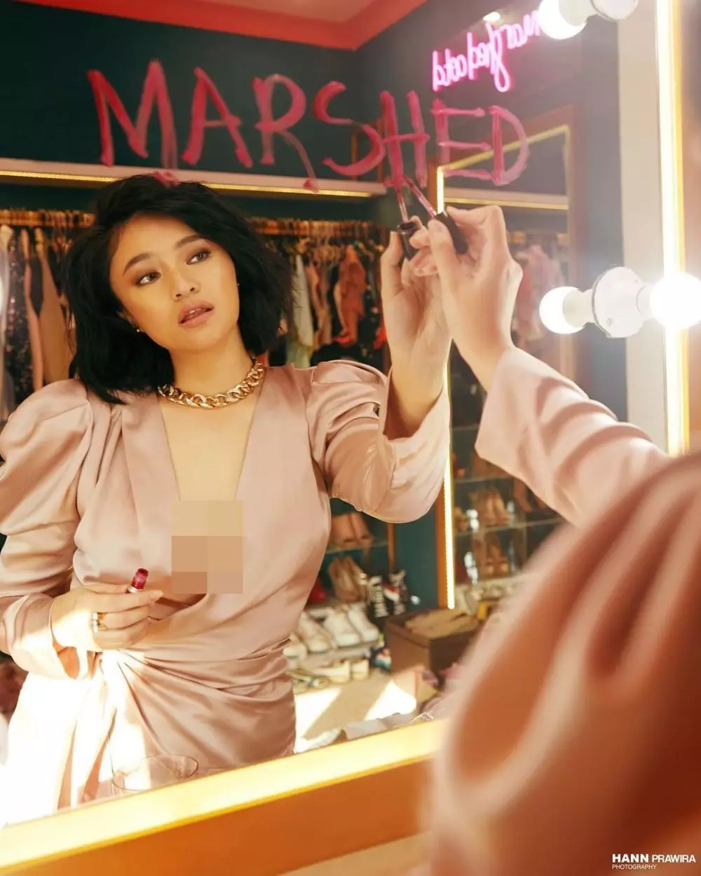 Gaya pemotretan Marshanda © 2020 Instagram/marshanda99