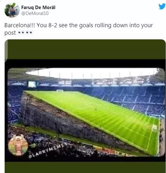 10 Meme lucu sentil kekalahan Barcelona istimewa