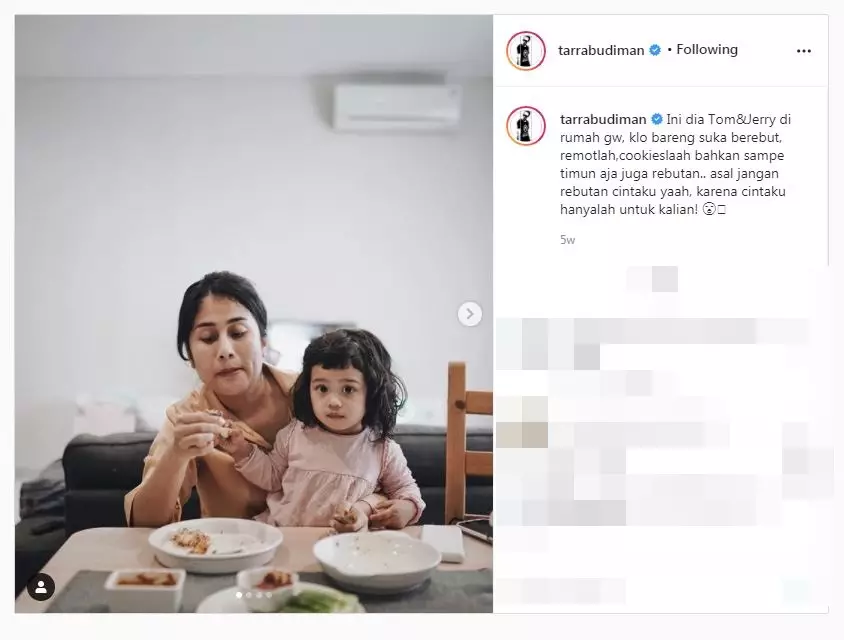 8 Caption sayang Tarra Budiman © 2020 brilio.net