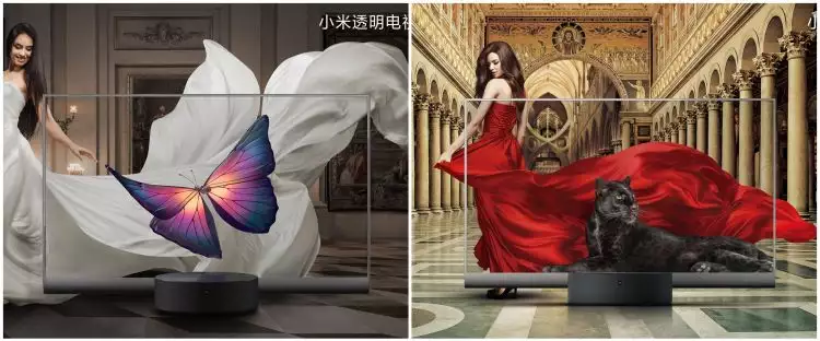 5 Fakta TV transparan buatan Xiaomi, wujudnya bak karya seni