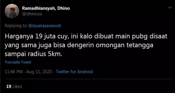 10 Cuitan lucu earphone Rp 19 juta Isyana Sarasvati istmewa