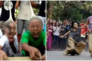 10 Potret lucu ekspresi orang rayakan 17 Agustus, penuh antusias