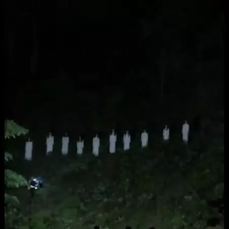 penampakan seram di tempat umum © 2020 instagram.com